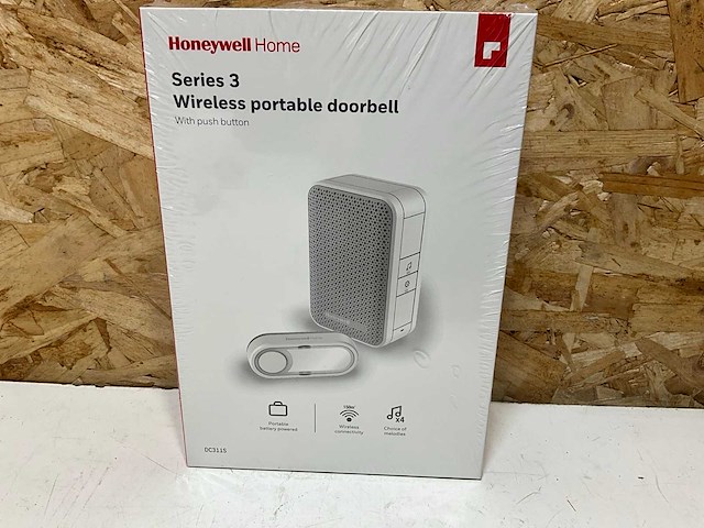 Honeywell home 3 draadloze deurbel (6x) - afbeelding 2 van  4