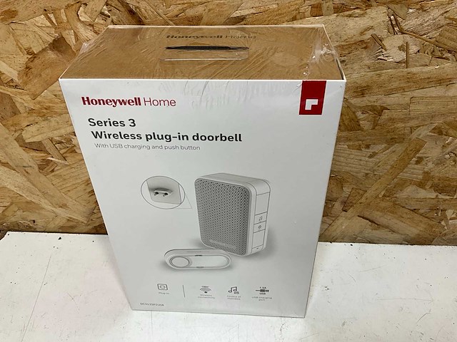 Honeywell home series 3 draadloze plug in deurbel - afbeelding 4 van  5