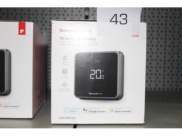 Honeywell home t6 smart thermostat - afbeelding 1 van  2