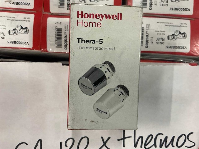 Honeywell home thera-5 thermostaatkraan met thermostaatknop (120x) - afbeelding 4 van  5