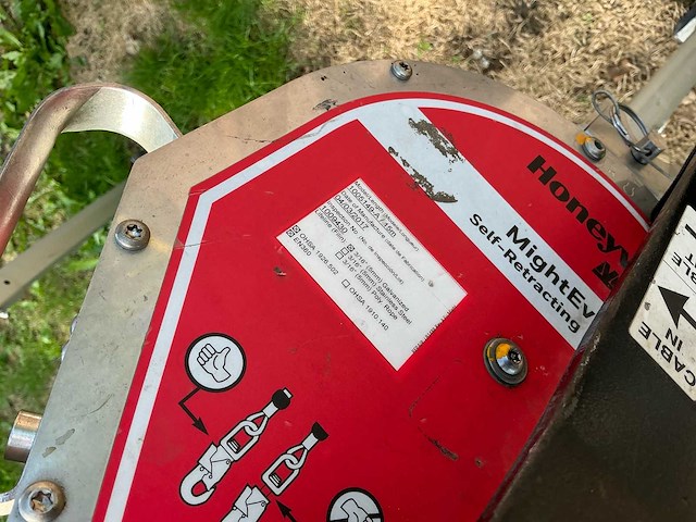 Honeywell miller mightevac 1005149-a valbeveiligings- en reddingslier - afbeelding 6 van  9