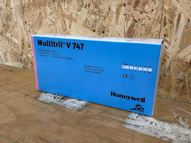 Honeywell multitril v747 handschoenen (500x) - afbeelding 1 van  5