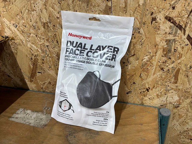 Honeywell north lm-500-wf textielmondkapje met vervangbaar filter (25x) - afbeelding 3 van  5