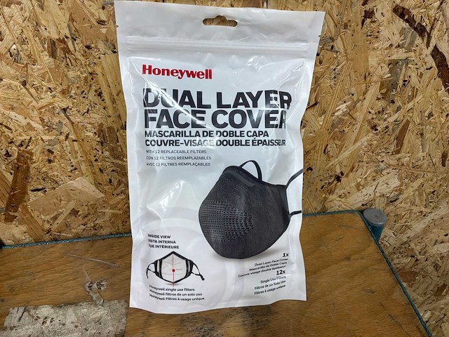 Honeywell north lm-500-wf textielmondkapje met vervangbaar filter (25x) - afbeelding 4 van  5