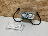 Honeywell schakel-/stopcontact combinatie compleet (5x) - afbeelding 1 van  8