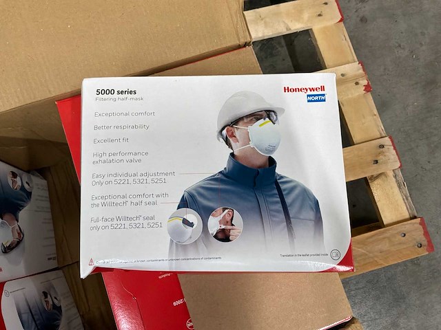 Honeywell serie 5000-5186 form masker met klep (200x) - afbeelding 2 van  6
