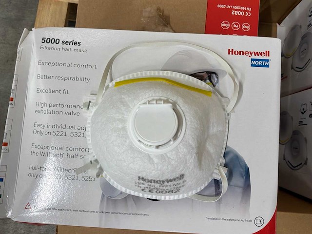 Honeywell serie 5000-5186 form masker met klep (400x) - afbeelding 4 van  6