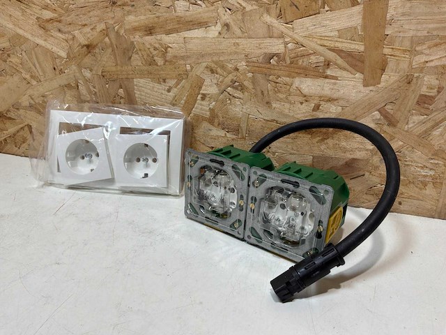 Honeywell socketline-flex wandcontactdoos inbouw (11x) - afbeelding 4 van  7