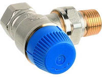 Honeywell thermostaatkraan haaks + thermostaatknop (30x) - afbeelding 1 van  5