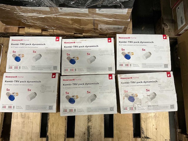 Honeywell thermostaatkraan haaks + thermostaatknop (30x) - afbeelding 3 van  5