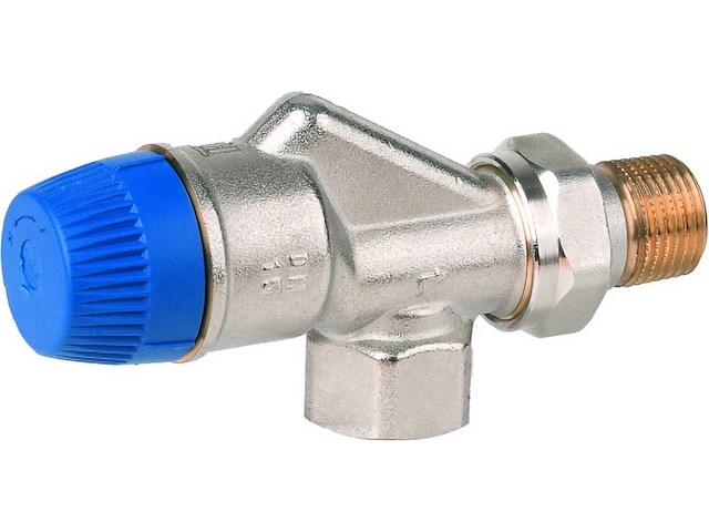 Honeywell thermostaatkraan hor. haaks + thermostaatknop (30x) - afbeelding 2 van  5