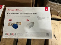 Honeywell thermostaatkraan recht + thermostaatknop (30x) - afbeelding 1 van  5