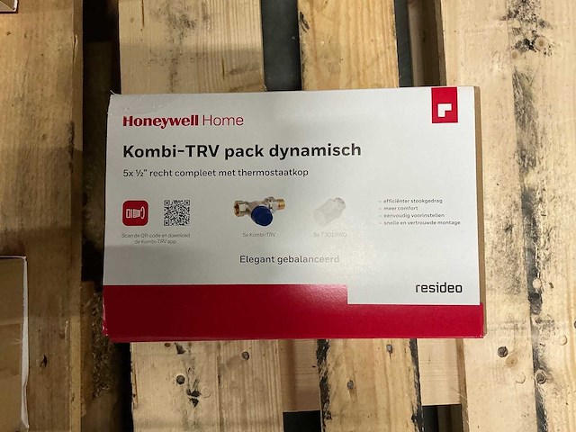 Honeywell thermostaatkraan recht + thermostaatknop (30x) - afbeelding 4 van  5