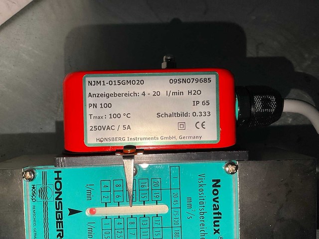 Honsberg njm1-015gm020 doorstroomindicator - afbeelding 3 van  3