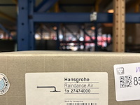 Hoofddouche 24cm met douchearm wand chroom hansgrohe, raindance air 27474000 - afbeelding 4 van  4