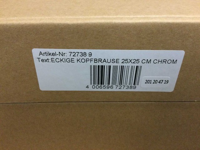 Hoofddouche vierkant 25x25 cm (3x) - afbeelding 4 van  4