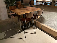 Hoog eettafel met stoelen - afbeelding 2 van  3
