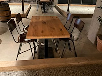 Hoog eettafel met stoelen - afbeelding 3 van  3