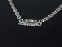 Hoog gehalte zilveren collier met letter hanger c - afbeelding 6 van  7