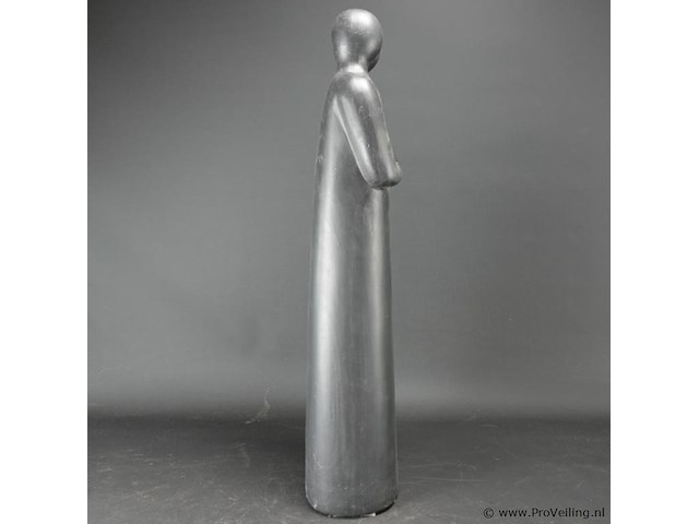 Hoog keramieken gestiled beeld van een paar - afbeelding 2 van  5