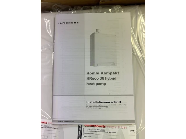 Hoogrendement cv-combiketel intergas, hreco 36 hybrid heat pump - afbeelding 3 van  5