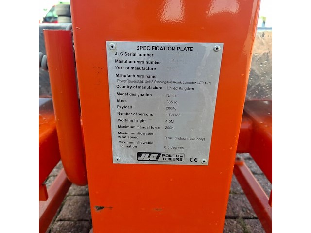 Hoogwerker, jlg power towers, nano, 2021 - afbeelding 9 van  18