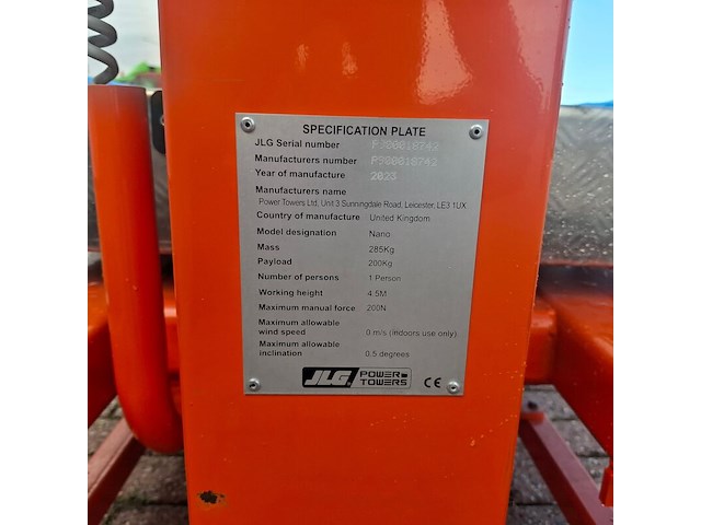 Hoogwerker, jlg power towers, nano, 2023 - afbeelding 7 van  18