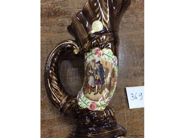 Hoornvaas bequet h:25 - afbeelding 2 van  3