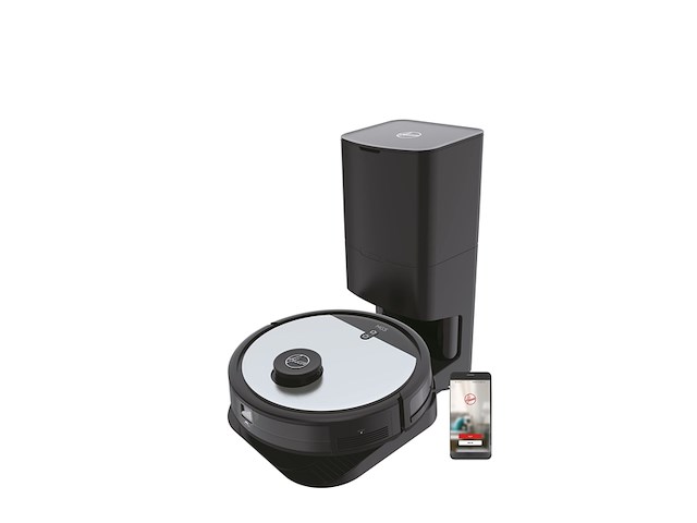Hoover robotstofzuiger met zelfledigingsbasis 5 modi voor lasernavigatie - afbeelding 1 van  6