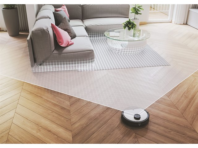 Hoover robotstofzuiger met zelfledigingsbasis 5 modi voor lasernavigatie - afbeelding 4 van  6