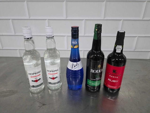 Hopking, bols, etc. sterke drank fles (5x) - afbeelding 3 van  3