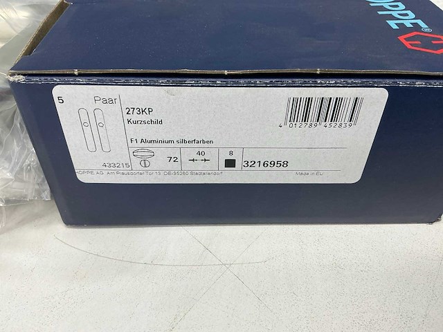 Hoppe - buva - 273kp - deurschild/klink (5x) - afbeelding 3 van  12