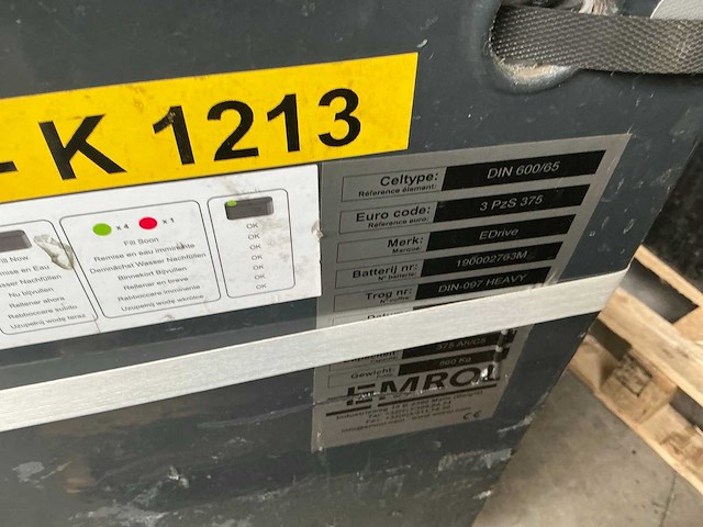 Hoppecke 3hpzs375 batterij (3x) - afbeelding 2 van  2