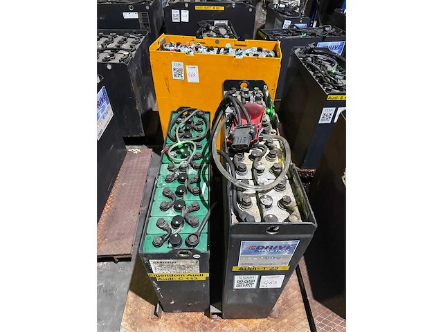Hoppecke / edrive - 24 v - 375 ah / 465 ah - batterij (2x) - afbeelding 3 van  5