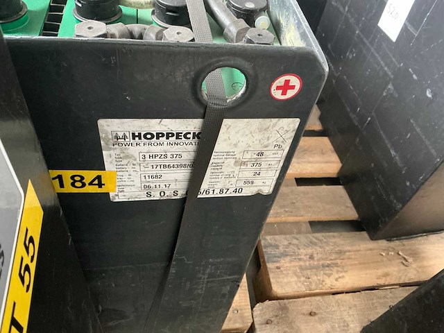 Hoppecke emrol 3hpzs375 batterij (2x) - afbeelding 3 van  5