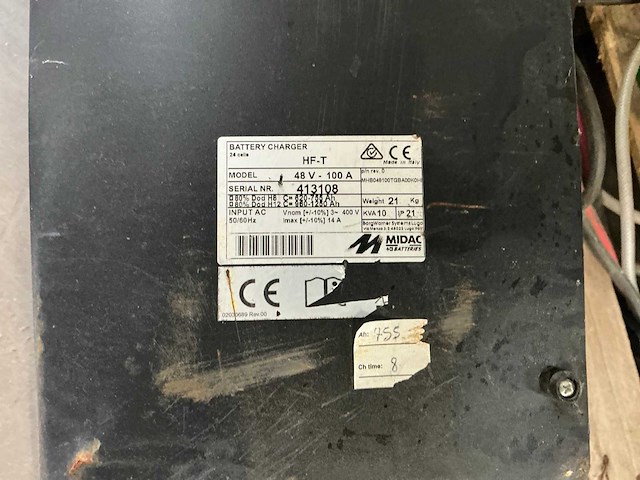 Hoppecke heftruck accu oplader (4x) - afbeelding 4 van  5
