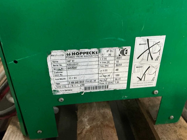 Hoppecke heftruck accu oplader (4x) - afbeelding 5 van  5