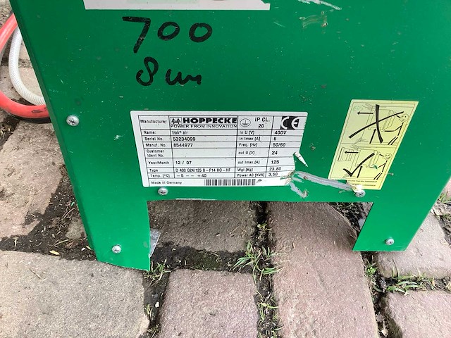 Hoppecke trak air acculader - afbeelding 4 van  4