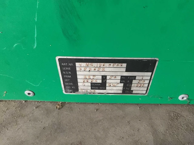 Hoppecke trak air acculader - afbeelding 5 van  6