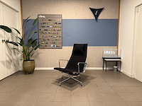 Hopsak chrome fauteuil vitra, ea124, zwart - afbeelding 3 van  10