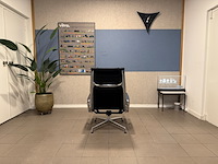 Hopsak chrome fauteuil vitra, ea124, zwart - afbeelding 6 van  10