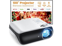 Hopvision beamerfull hd 1080 zwart/wit - afbeelding 1 van  1