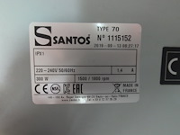 Horeca citruspers met hendel santos, evolution type 70 - afbeelding 7 van  7