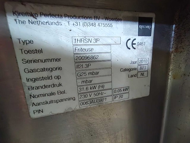 Horeca friteuse (kiremko) - afbeelding 15 van  15