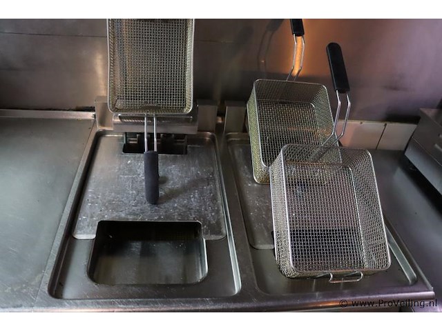 Horeca-frituur, rvs - 120x74x90cm - afbeelding 2 van  4