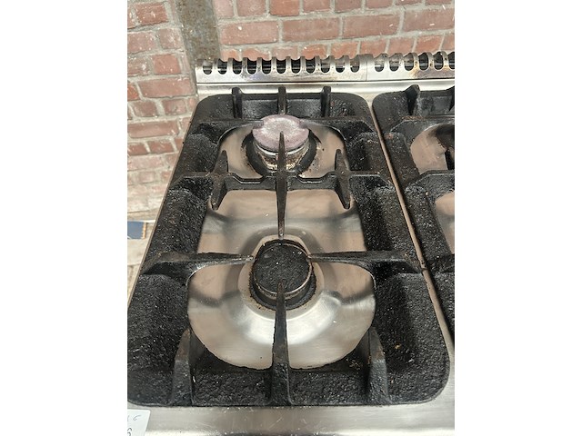 Horeca gasfornuis 70x70x75, zanussi - afbeelding 2 van  5