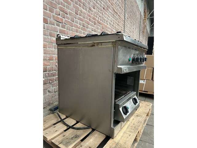 Horeca gasfornuis 70x70x75, zanussi - afbeelding 4 van  5