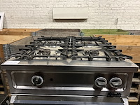 Horeca gasfornuis met oven - afbeelding 2 van  8