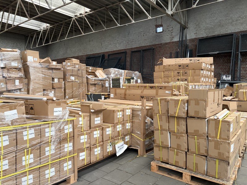 Horeca, installatietechniek, mix pallets en consumentengoederen
