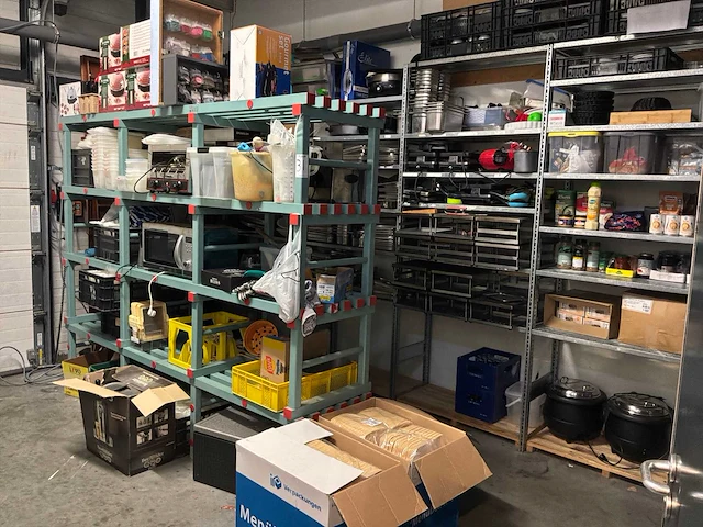 Horeca inventaris met stellingen - afbeelding 1 van  22